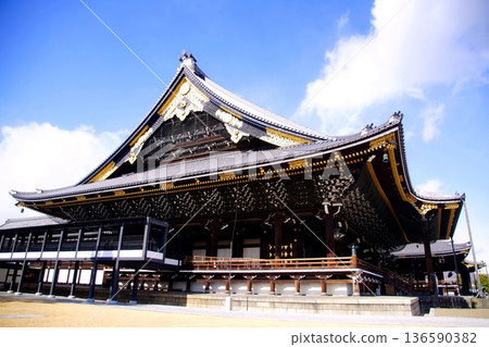 京都府,東本願寺,阿彌陀堂(重要文化財產),京都市下京區常葉町,2022年2月 京都府,東本願寺,阿彌陀堂(重要文化財產),京都市下京區常葉町,2022年2月 136590382