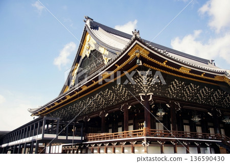 京都府，東本願寺，阿彌陀堂（重要文化財產），京都市下京區常葉町，2022年2月 136590430