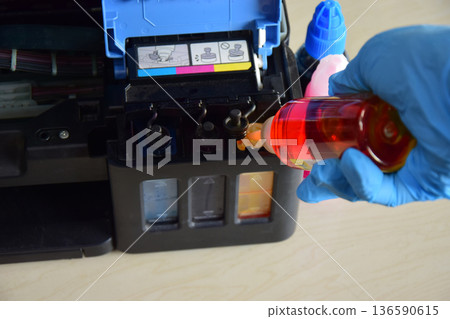 Printer ink Refilling ink for refillable printers. 136590615