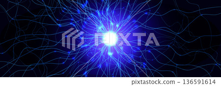 Abstract Sperm Egg Cell, Infertility Pregnancy Health Clinic, Fertility, human reproduction, ivf graphic, reproductive science, medical research. Neural Network Background. Vector illustration 136591614