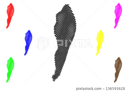 Kutubdia island (People's Republic of Bangladesh, Bay of Bengal) map vector illustration, scribble sketch Kutubdia Upazila map Kutubdia island (People's Republic of Bangladesh, Bay of Bengal) map vector illustration, scribble sketch Kutubdia Upazila map 136591628