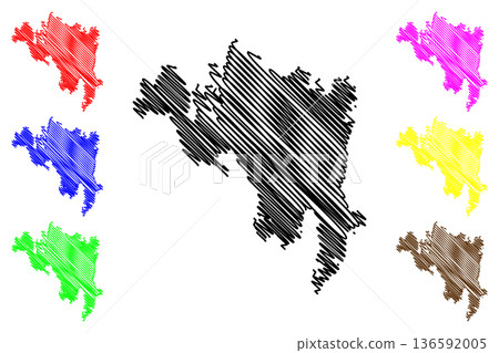 Lemland island (Republic of Finland, Aland Islands) map vector illustration, scribble sketch Lemland map Lemland island (Republic of Finland, Aland Islands) map vector illustration, scribble sketch Lemland map 136592005