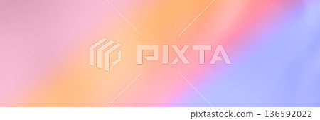 Abstract pastel gradient with soft pink, orange, and blue color blends creating 136592022