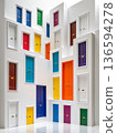 Colorful door 136594278