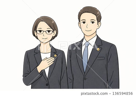 法律團隊：法律界男女從業人員的商業形象 136594856