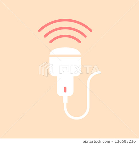 Echocardiogram icon 136595230