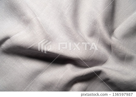 Gray texture with visible fabric weave Gray texture with visible fabric weave 136597987