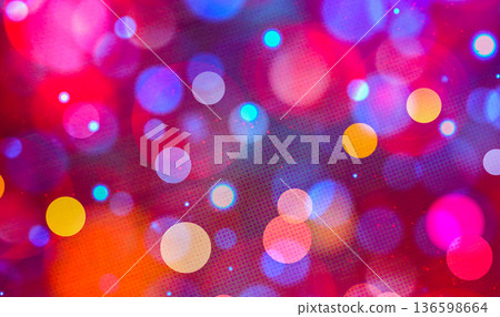 Bokeh background perfect for Holidays, Event, Festive and various desing project works 136598664