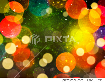 Bokeh background perfect for Holidays, Event, Festive and various design project works 136598794