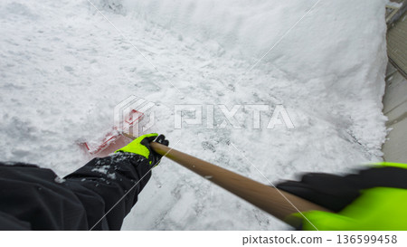 鏟雪主觀視角影片（POV） 136599458