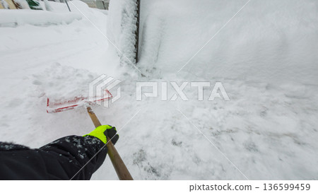鏟雪主觀視角影片（POV） 136599459