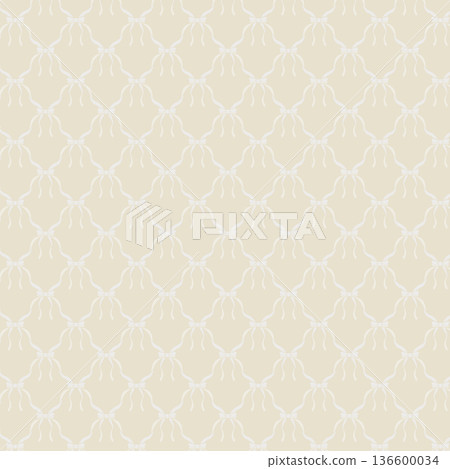 Beige ribbon pattern background_square Beige ribbon pattern background_square 136600034