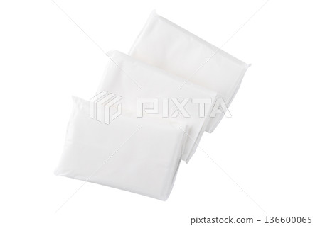 Pocket tissue on transparent background (png) Pocket tissue on transparent background (png) 136600065