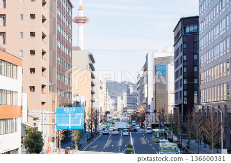 Streets around Kyoto Station (Shiokoji Street) 136600381