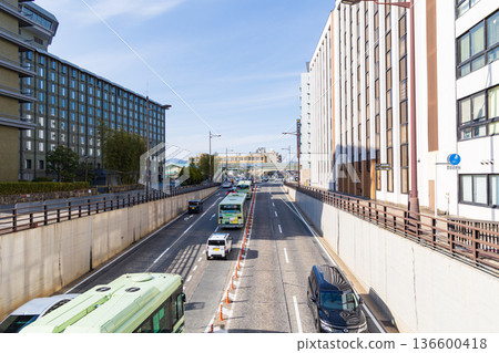 京都站週邊街道(堀川通) 京都站週邊街道(堀川通) 136600418
