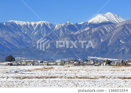 Snow Azumino and North Alps 136601854