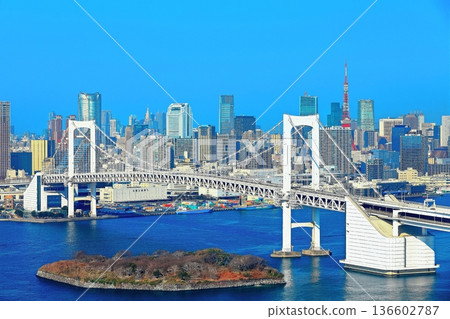 【東京】晴天下的彩虹橋(東京海濱) 【東京】晴天下的彩虹橋(東京海濱) 136602787
