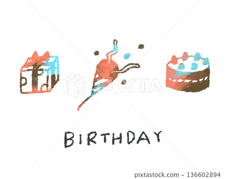 Colorful hand-drawn illustrations that can be used as icons or symbol marks in designs. Colorful hand-drawn illustrations that can be used as icons or symbol marks in designs. 136602894