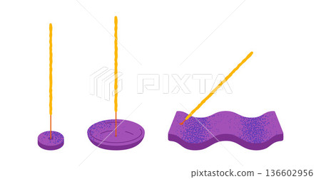 Stick Holder Set Illustration 136602956