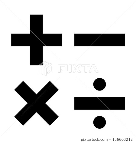 算術運算和公式材料 136603212