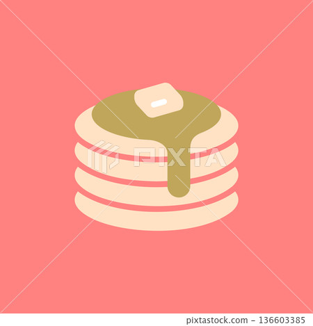 熱蛋糕圖標 熱蛋糕圖標 136603385
