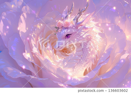 The Dragon God Living in the Pale Purple Rose The Dragon God Living in the Pale Purple Rose 136603602