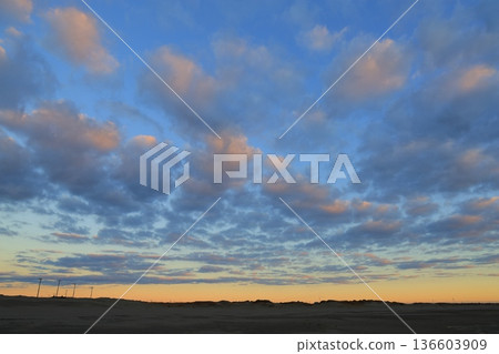 beautiful beach sunrise beautiful beach sunrise 136603909