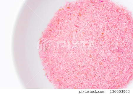 盤子上的櫻花丹布特寫 盤子上的櫻花丹布特寫 136603963