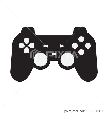 Gaming joystick icon 136604118