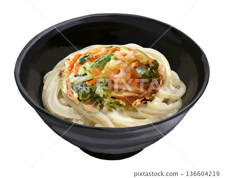 噴射烏龍麵（什錦炸麵） 136604219