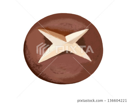 Shiitake mushrooms (slit) 136604221