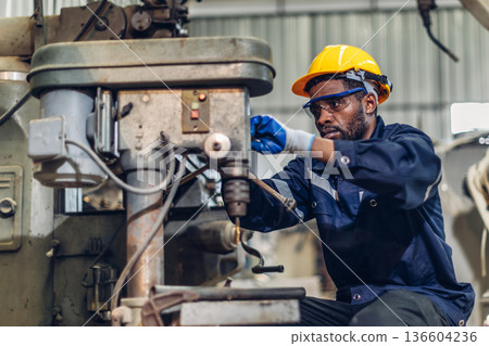 Workers Factory or Engineering work at factory site Workers Factory or Engineering work at factory site 136604236