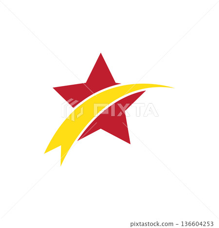 Star illustration vector 136604253