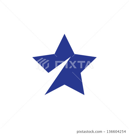 Star illustration vector 136604254