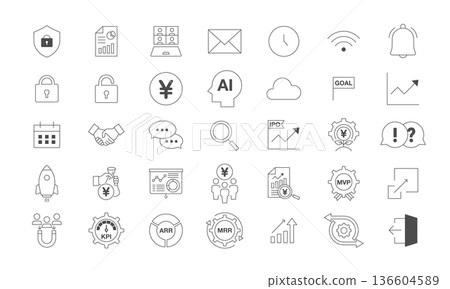 Startup Icon Set Startup Icon Set 136604589