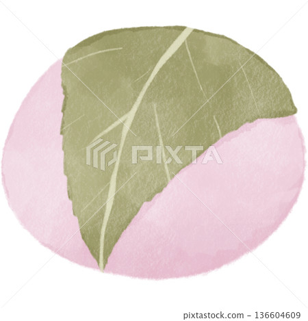 Watercolor-style Sakuramochi | Spring Japanese sweets, Domyoji Temple, Chomeiji Temple, cherry blossom viewing, Hinamatsuri 136604609