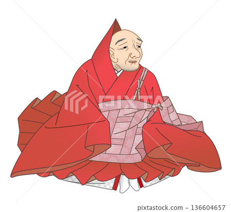 Grand Priest Shigenobu, son of the regent Fujiwara Tadamichi 136604657