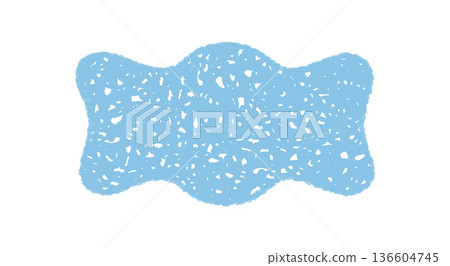 Groovy wavy blue crayon rectangle shape sketch with sketched border creates an abstract retro background. Chalk shading forms a bold graphic frame for y2k style and creative use. Groovy wavy blue crayon rectangle shape sketch with sketched border creates an abstract retro background. Chalk shading forms a bold graphic frame for y2k style and creative use. 136604745
