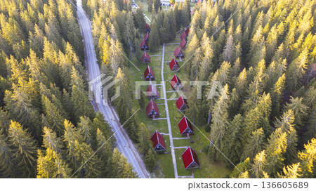 Beautiful Malina Chalets in Rodope Mountain in Bulgaria. 136605689