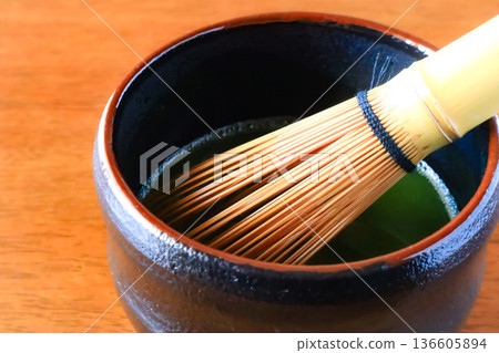 Match green tea 136605894