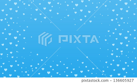 Blue heart frame background 136605927