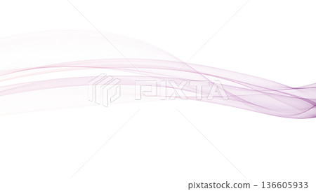 彩色波浪背景線白色背景背景用於演示等。 136605933