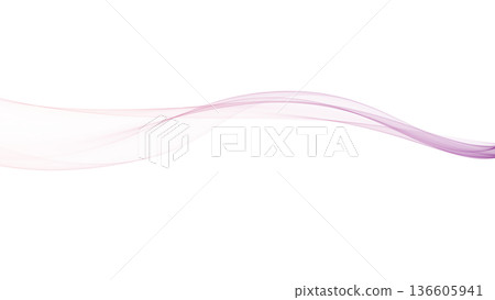 彩色波浪背景線白色背景背景用於演示等。 136605941