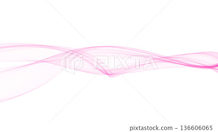 粉色波浪背景線白色背景PowerPoint背景 136606065