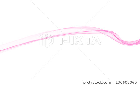 粉色波浪背景線白色背景PowerPoint背景 136606069