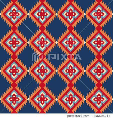 seamless pattern of abstract geometric shapes seamless pattern of abstract geometric shapes 136606217