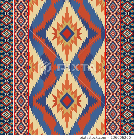 seamless pattern of abstract geometric shapes seamless pattern of abstract geometric shapes 136606260