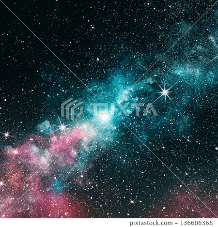 night sky with moon and mountains, nature background night sky with moon and mountains, nature background 136606368