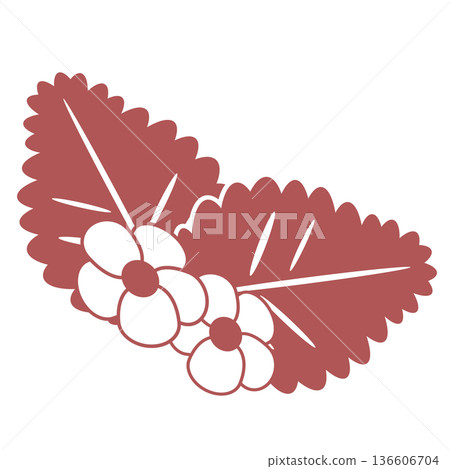 Illustration material of cute strawberry Illustration material of cute strawberry 136606704