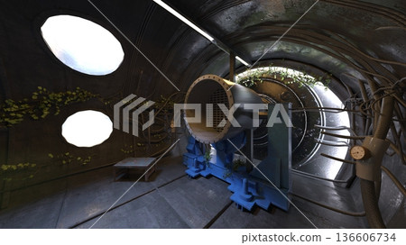 前噴射發動機測試設施 136606734